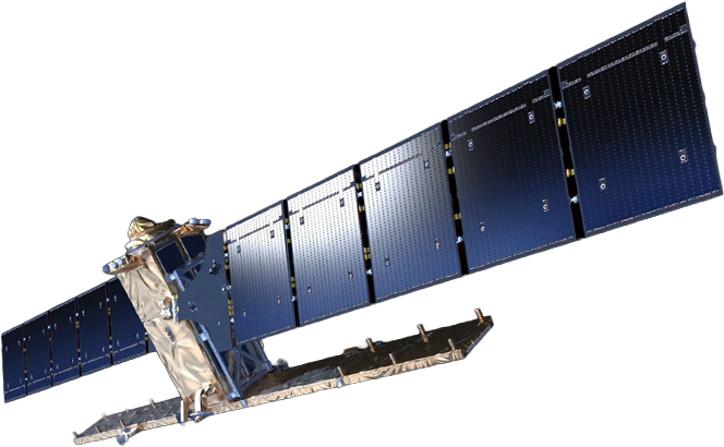 Satellite in orbit